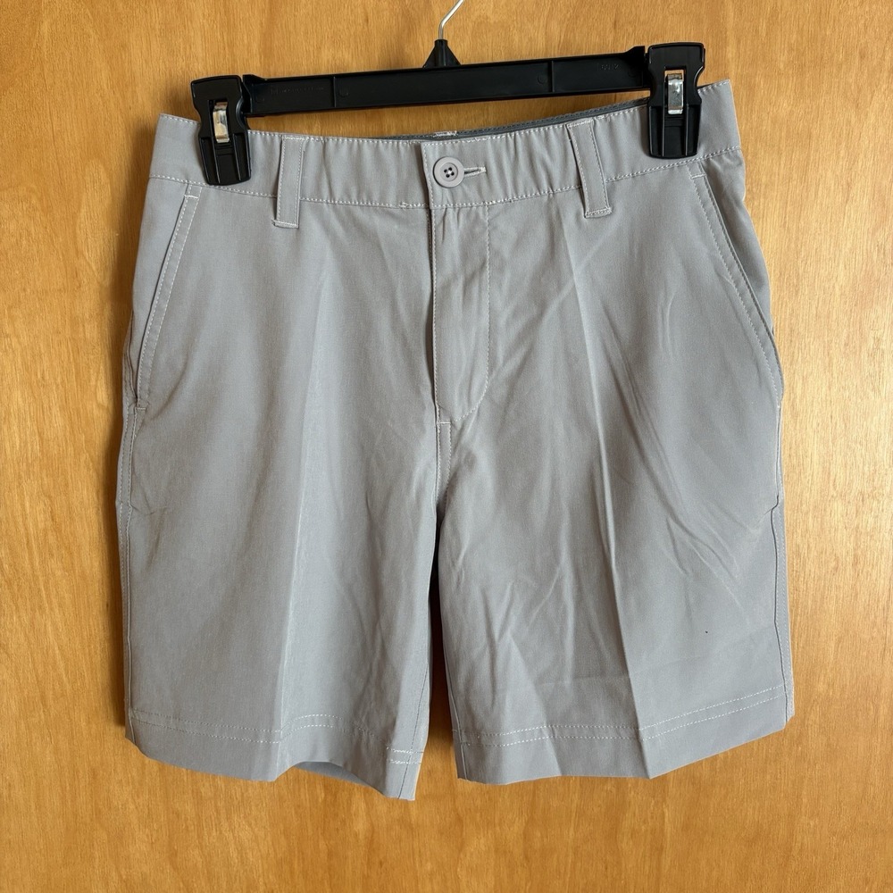 Swannies Mens Golf‎ Shorts Gray Performance Stretch Waistband Size 28